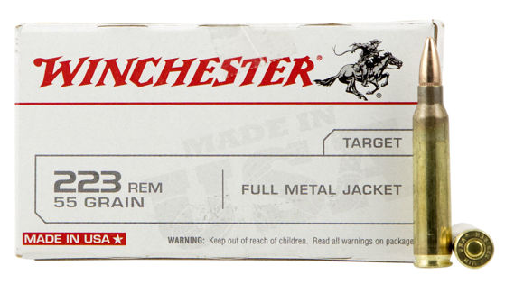 223Rem Winchester FMJ 55grs. 20pk.