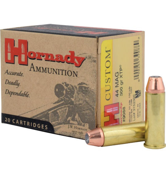 44 Magnum Hornady XTP 300grs. 20pk.
