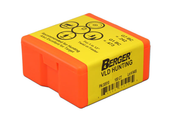 .284 cal 7mm 180 Grain Match VLD Hunting    Berger