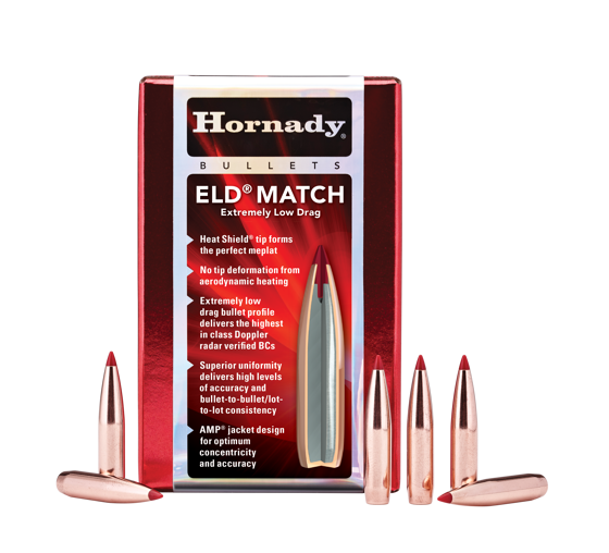 .264 (6.5mm) 147 GR Hornady ELD MATCH