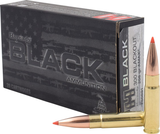 300 Blackout Hornady A-Max 208grs. 20pk.