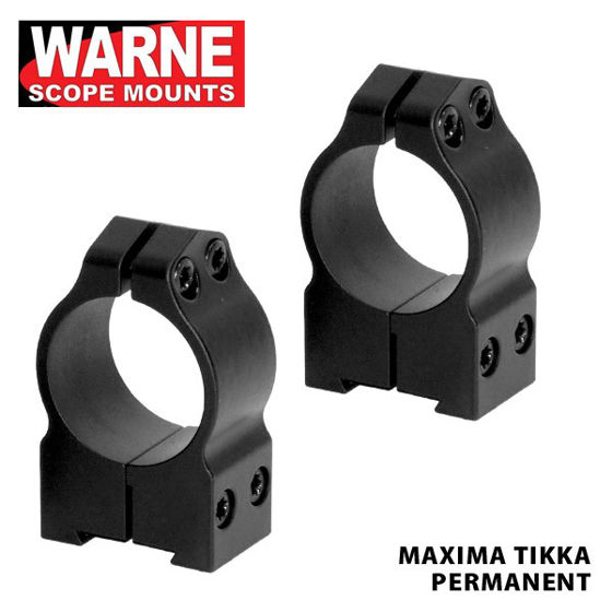 Warne 30mm Matte High Tikka PA