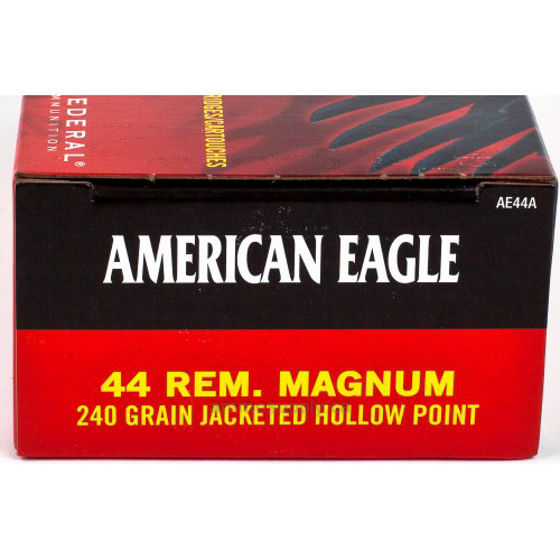 44 Rem Mag  Federal American Eagle JHP 240grs. 50pk.