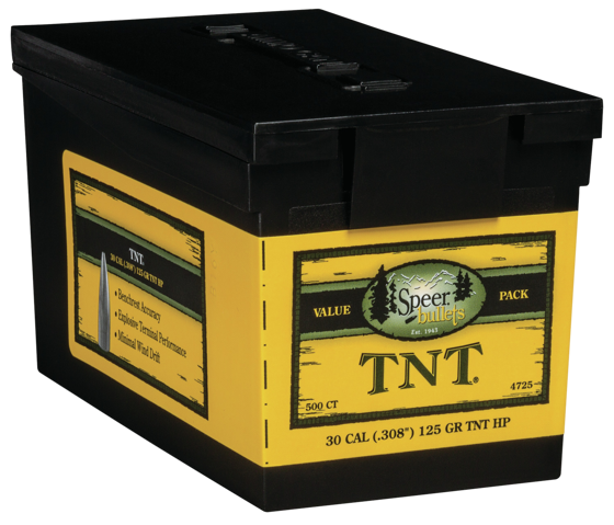 .30 (7.62) Speer 125gr TNT. 500 pk