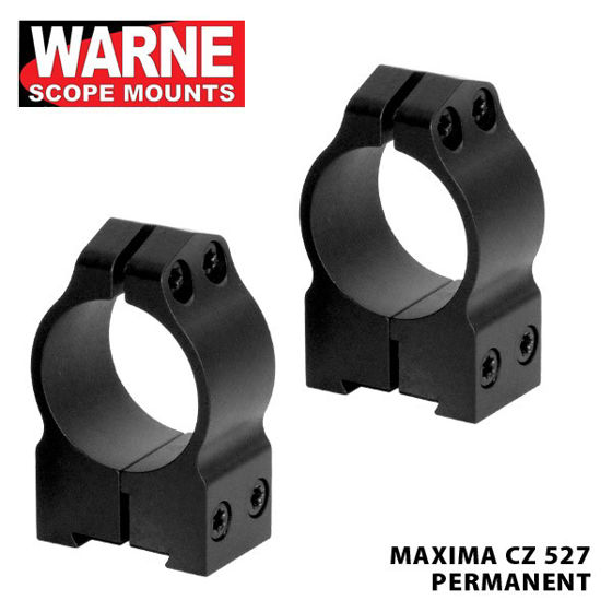 Warne 1" PA Matte High CZ Ring