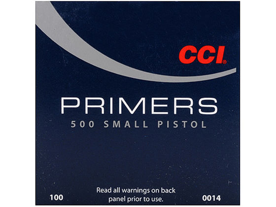 Tennhetter CCI 500 SMALL PISTOL PRIMER
