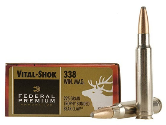 338 WM Federal 225grs Trophy Bonded 20 pk.