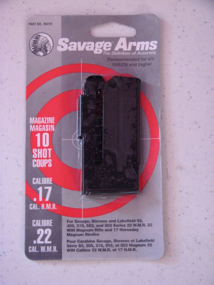 Savage 93 Magasin 17HMR/22WMR 10 Skudd