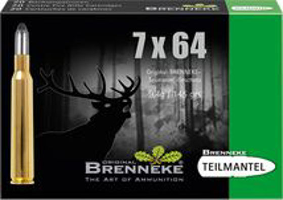 7x64 Brenneke Teilmantel (SP) 145grs. 20pk.