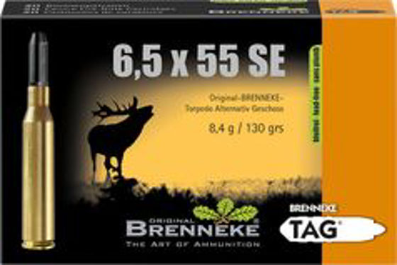 6,5x55 Brenneke TAG 130grs. 20pk.