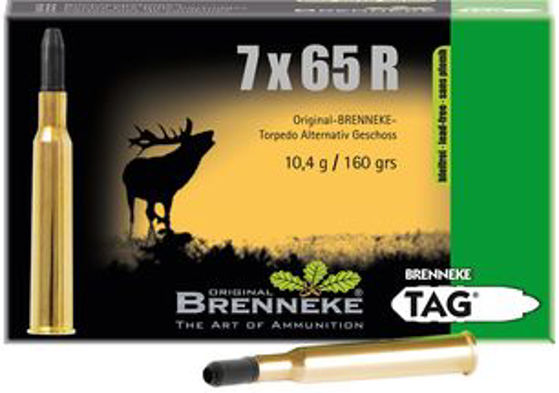 7x65R Brenneke TAG 160grs. 20pk.