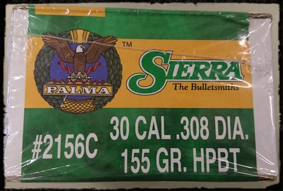 .30 Sierra Matchking 155grs HPBT 500pk