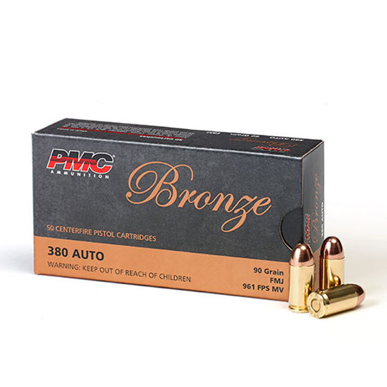 380 Auto PMC FMJ 90 grs. 50pk.