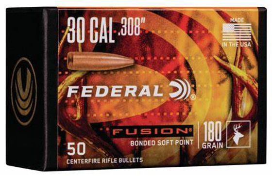 .30 Fusion Bonded Soft Point 180grs 50pk.