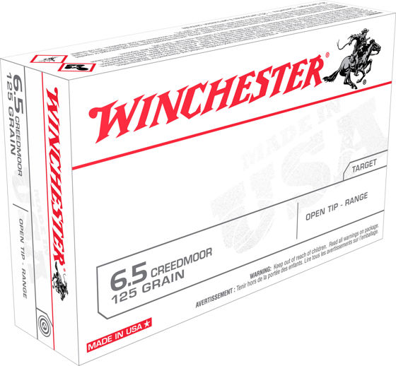 6,5 Creedmoor Winchester Open Tip Range 125grs. 20pk.