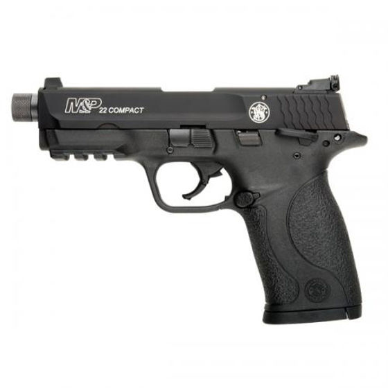 Smith & Wesson M&P22 Compact BLACK 22lr Suppressor Ready