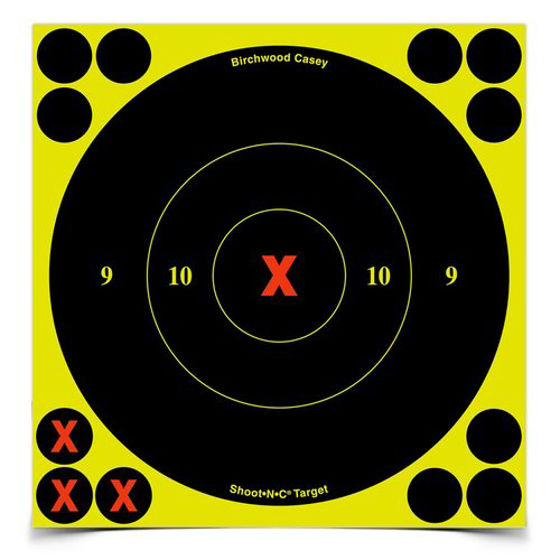 Birchwood Casey Shoot-N-C skive / blink 6" 60pk.
