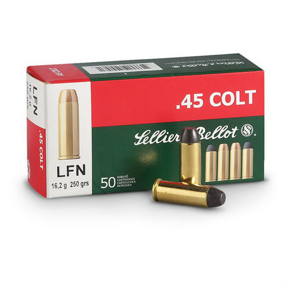 45 Colt S&B 250grain LFN 50 stk