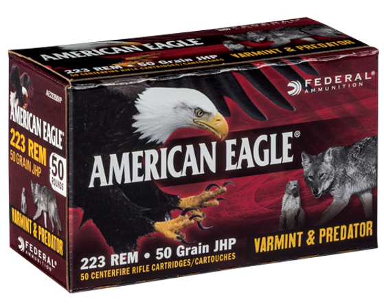 223 Federal AE Varmint&Predator 50 grs. 50 pk.