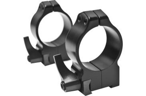 Warne 1" Matte High CZ QD Ring