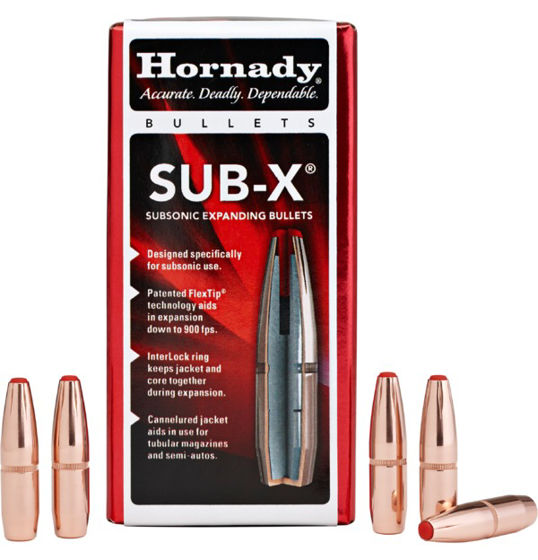 .30 Hornady Sub-X 190grs. 100pk.