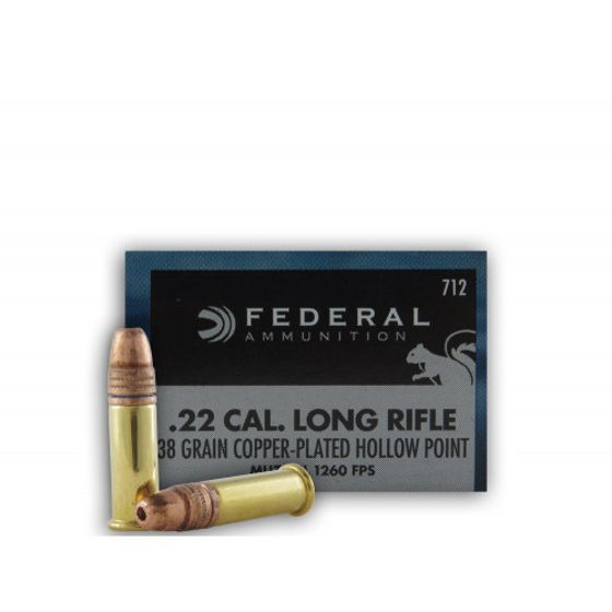 22 lr. Federal 712 Game Shok HP 38grs. 50pk.