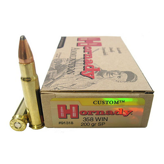 358 Win Hornady Custom SP 200grs. 20pk.