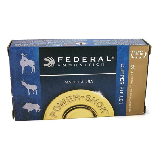 308 Win Federal PowerShok Copper 150grs. 20 pk.