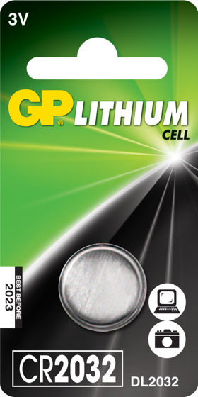 GP Lithium 3V 2032 Batteri
