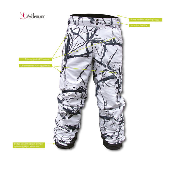 Veidemann Elgfall Bukse Winter Camo D