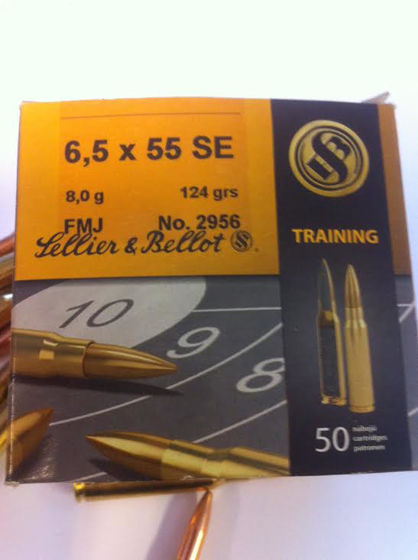 6,5x55 Sellier&Bellot Training 8g FMJ