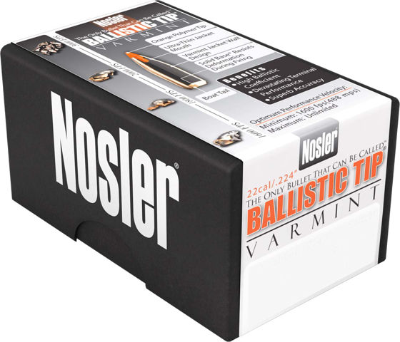 .224 Nosler Ballistic Tip 50gr (100 ct.)