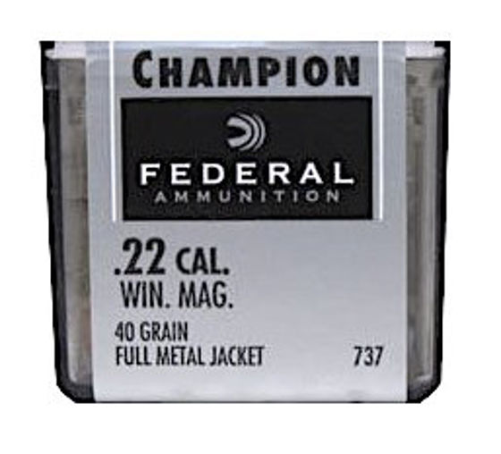 22 WMR Federal 40 grains FMJ