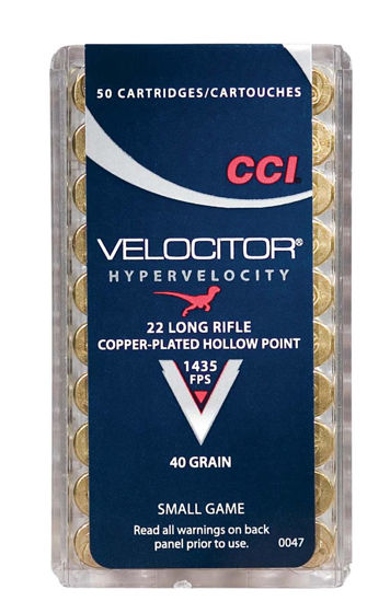 22 LR CCI VELOCITOR 40GR CPHP 50 pk.