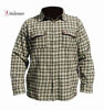 Veidemann flannel skjorte grønn/beige