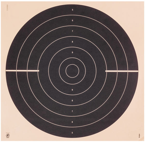 Duell skive Olympic rapid fire pistol 25m 55x53cm