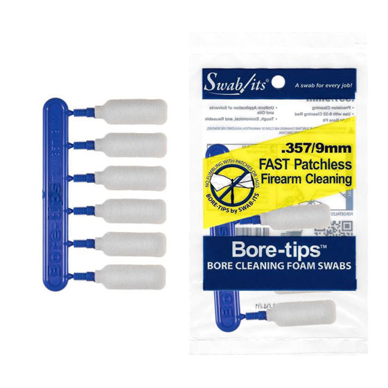 Swab-Its Bore-tips cal .357/9mm 6pk