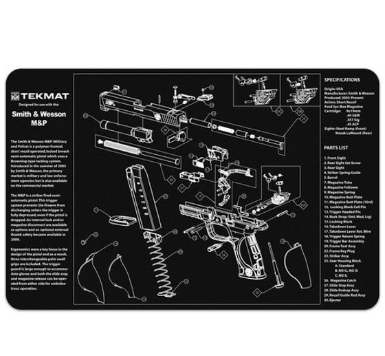 TekMat Pussematte Smith & Wesson M&P