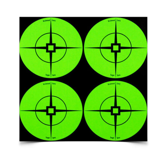 "Birchwood Casey Target Spots grønn 3"" 40 stk Resetting Steel Spinners"