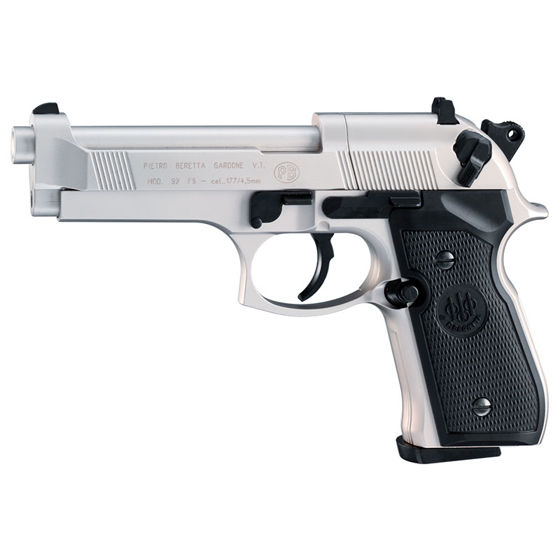 Beretta M92FS nickel CO2 8skudds