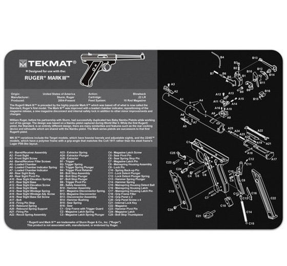 TekMat Pussematte Ruger Mark lll