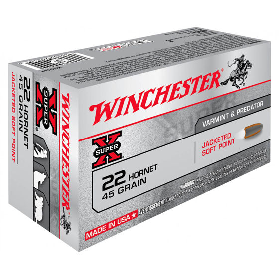 Winchester .22 Hornet 45gr Super-X Power-Point