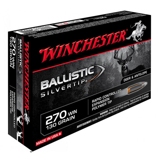 Winchester .270 WIN 130gr Ballistic Silvertip