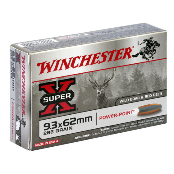 Winchester 9,3x62mm 286gr Super-X Power-Point