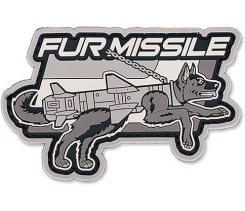 Jaktdepotet. Patch Fur Missile PVC Urban