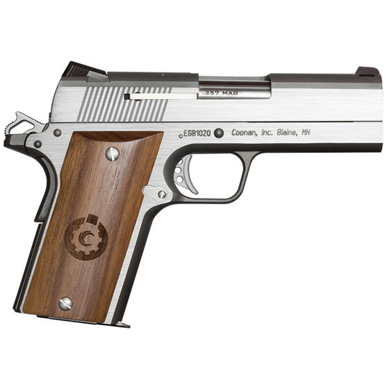 Coonan Compact 1911 Stainless. Fast Sikte