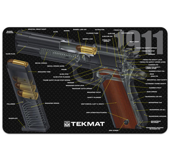 TekMat Pussematte 1911 Cut Away