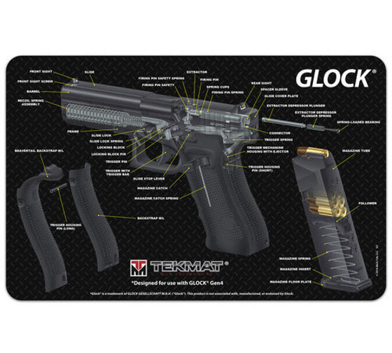 TekMat Pussematte Glock Cut Away