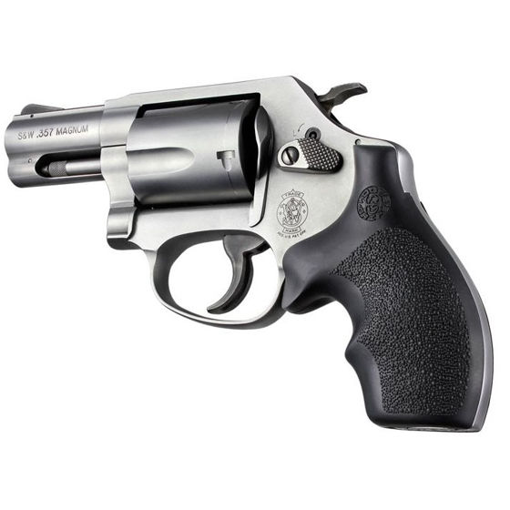 Hogue S&W J Frame R.Butt Rubber Bantam Grip Black