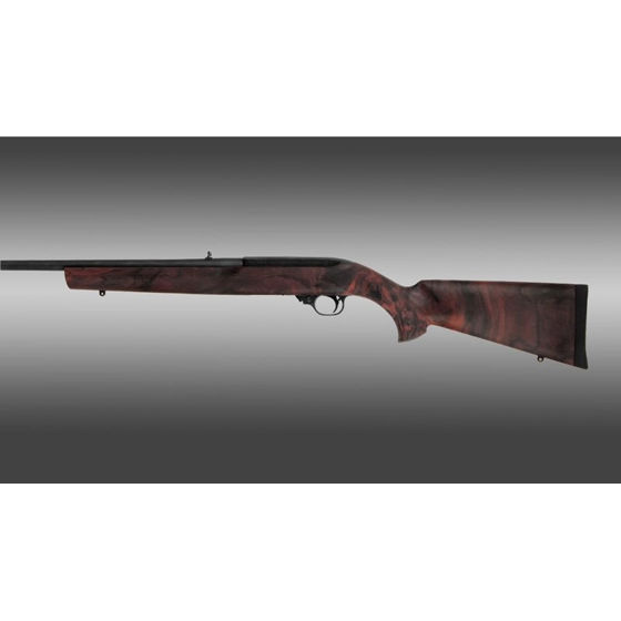 "Hogue Ruger 10/22 Rubber OverMolded Stock with .920"" Diameter Barrel Channel Red Lava"